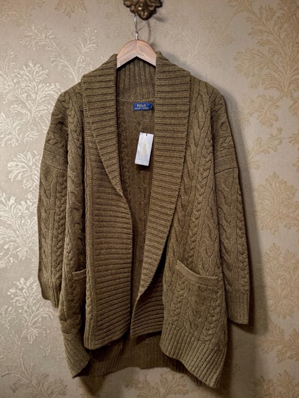 POLO Ralph Lauren Wool/Cashmere Shawl Collar Cardigan